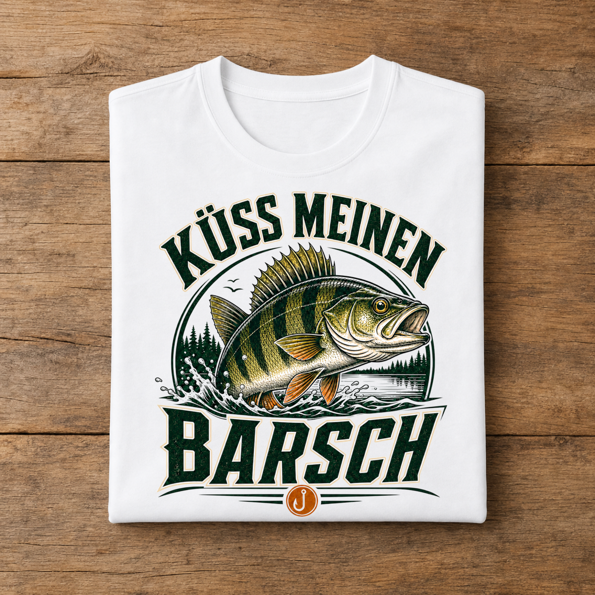 Küss meinen Barsch - Premium T-Shirt