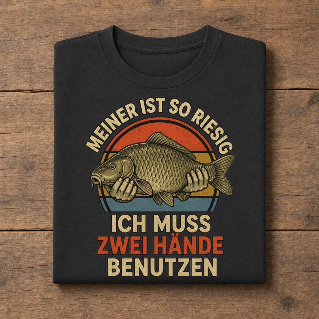Ich muss zwei Hände benutzen - Premium T-Shirt