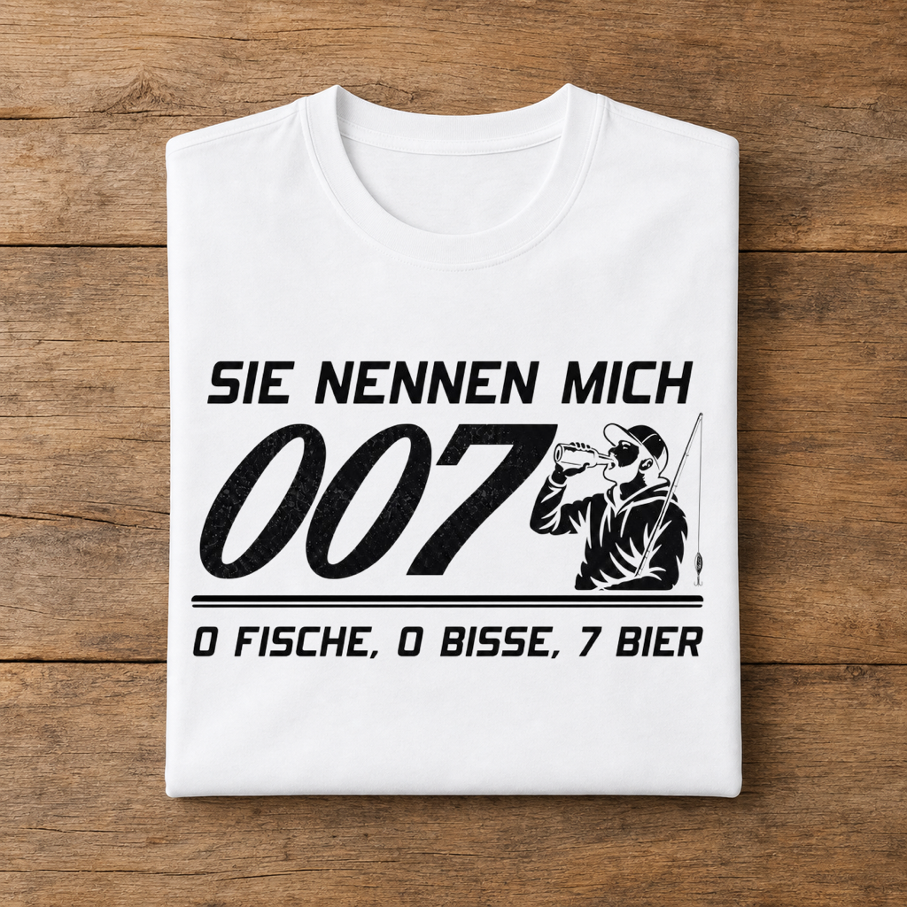 Sie nennen mich 007 blackprint - Premium T-Shirt